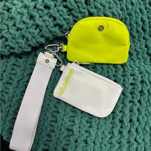 ** SOLD** Lululemon double pouch wristlet